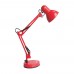 LAMPA DE BIROU KURT, 1XE27, 40W, 12.5X14X60 CM, ROSU