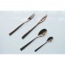 SET TACAMURI INOX, 24 PIESE, FINISAJ CUPRU LUCIOS