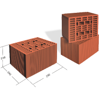 Bloc ceramic 290 x 240 x 238 E