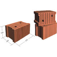 Bloc ceramic 375 x 240 x 238